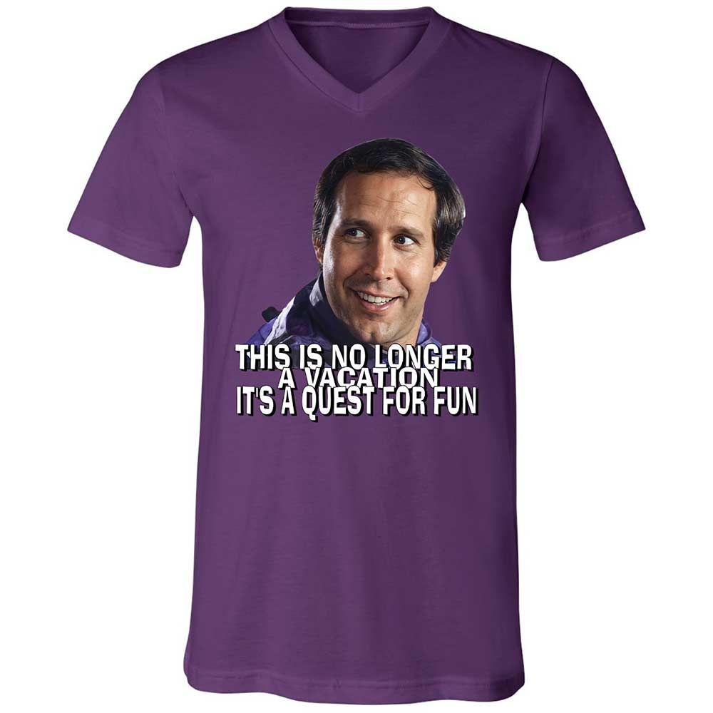 Unisex V-Neck T-Shirt - VEPEHNZD - Team Purple - 10