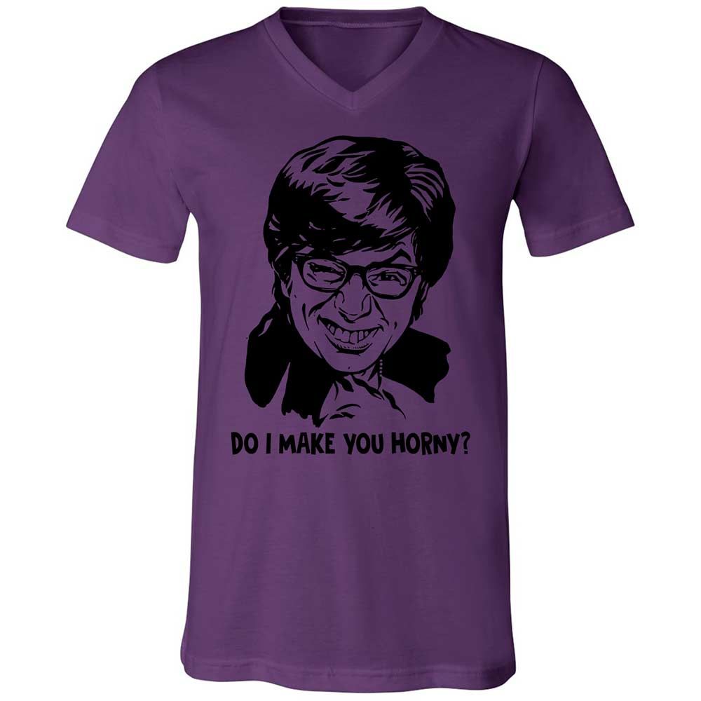 Unisex V-Neck T-Shirt - 88SDLUN3 - Team Purple - 10