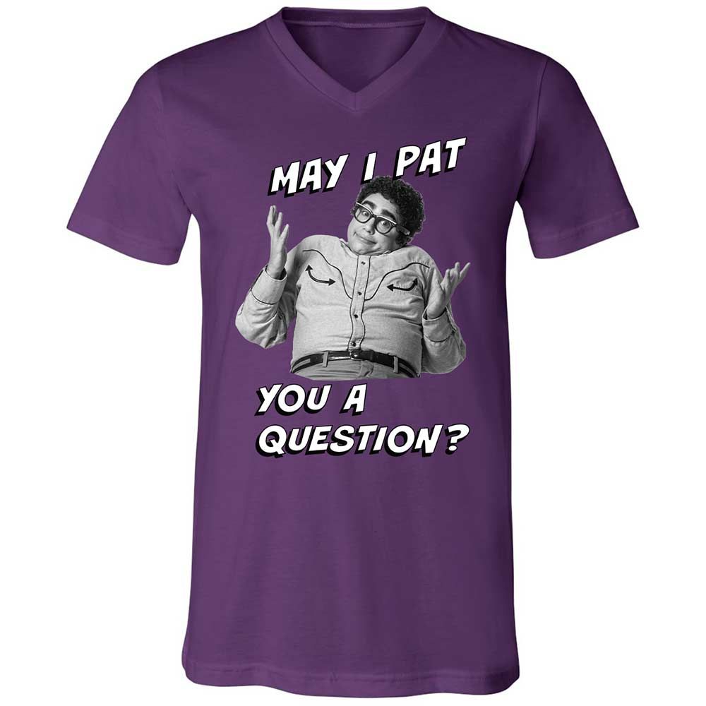 Unisex V-Neck T-Shirt - AEZYNX8L - Team Purple - 10