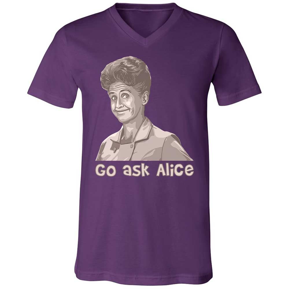 Unisex V-Neck T-Shirt - 23579J1Q - Team Purple - 10
