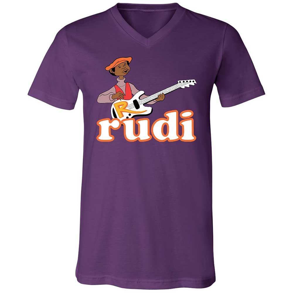 Unisex V-Neck T-Shirt - 2KBSVMNV - Team Purple - 10