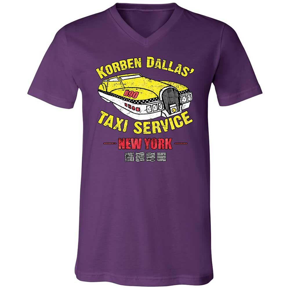 Unisex V-Neck T-Shirt - DMQGD5WP - Team Purple - 10