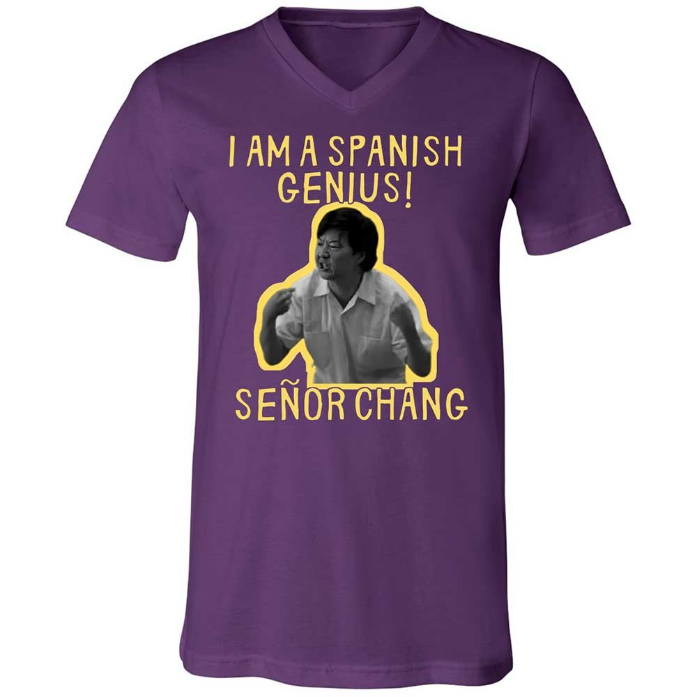 Unisex V-Neck T-Shirt - 8UFX7WPD - Team Purple - 10