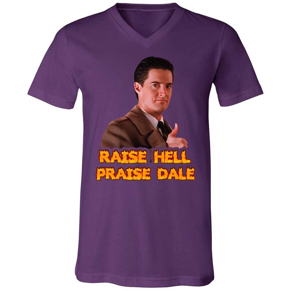 Unisex V-Neck T-Shirt - UXL187ED - Team Purple - 10