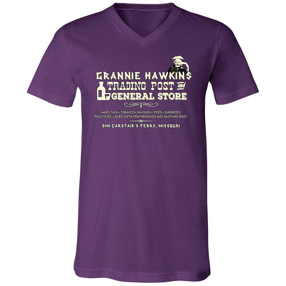 Unisex V-Neck T-Shirt - R5UV1FPN - Team Purple - 10