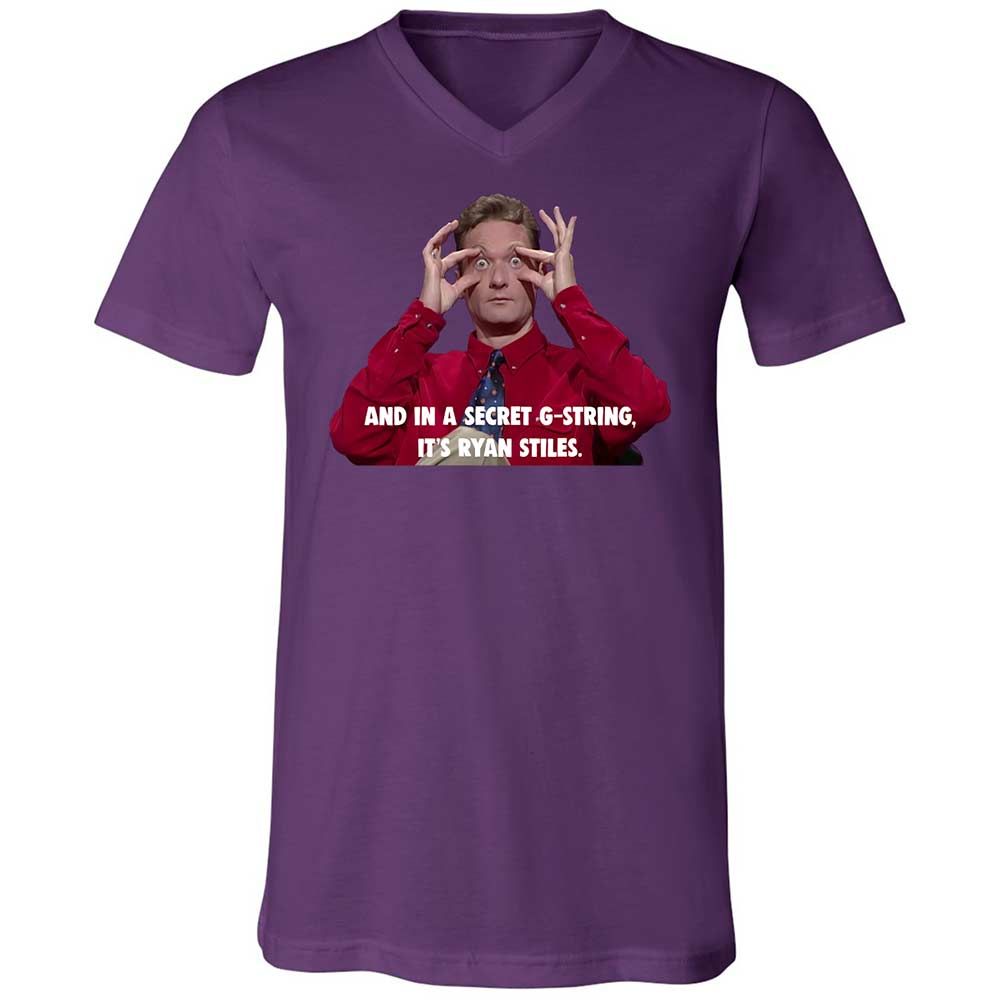 Unisex V-Neck T-Shirt - JV2RWEA5 - Team Purple - 10
