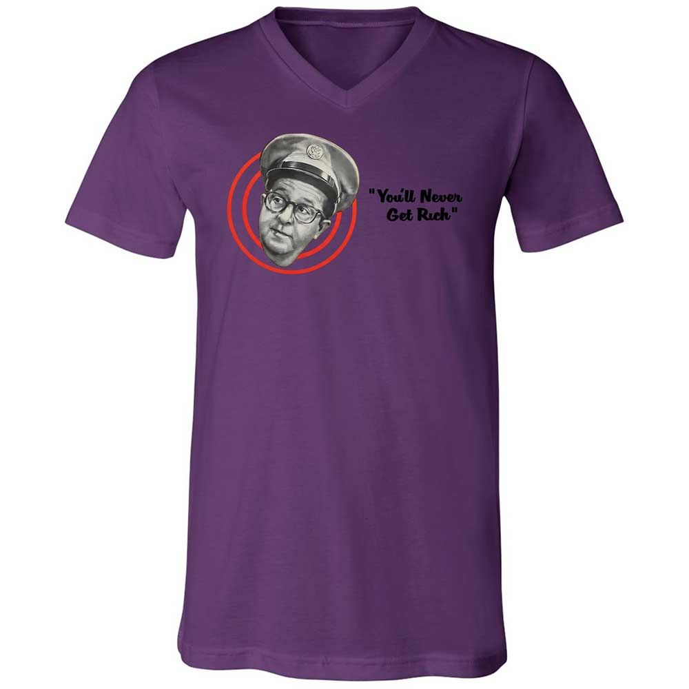 Unisex V-Neck T-Shirt - L3WWZC14 - Team Purple - 10