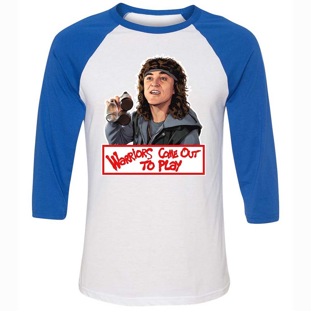 Unisex 3/4 Baseball Tee - QEYJ4AC1 - White/True Royal - 10