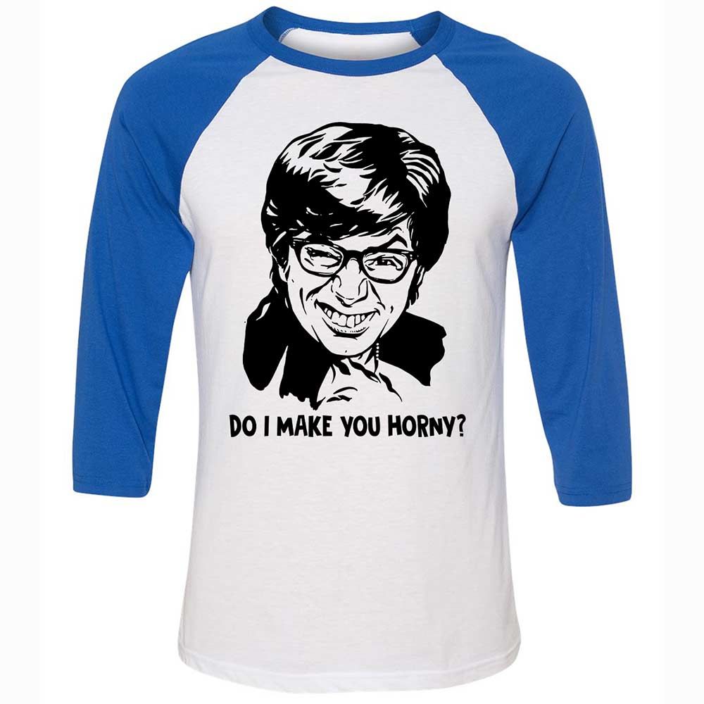 Unisex 3/4 Baseball Tee - RJ2P4D72 - White/True Royal - 10