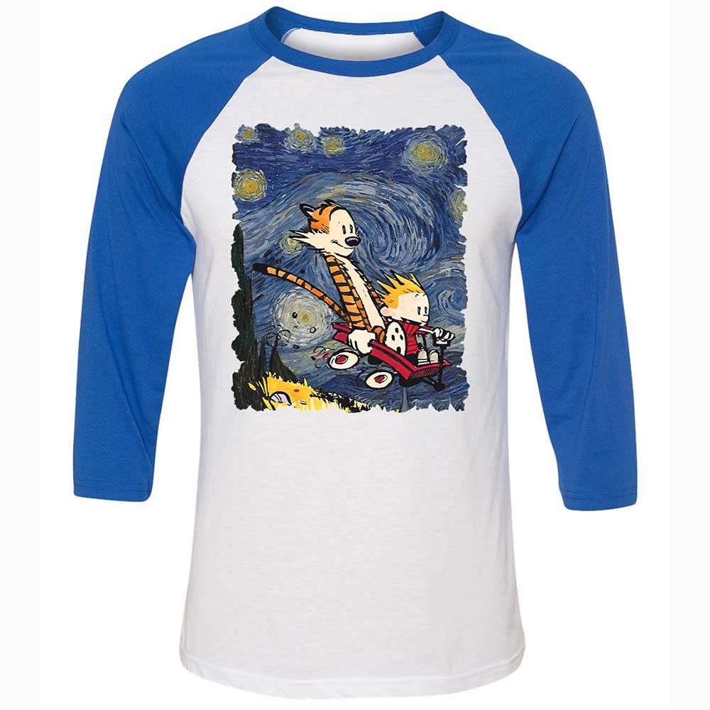 Unisex 3/4 Baseball Tee - SC1DYAYK - White/True Royal - 10