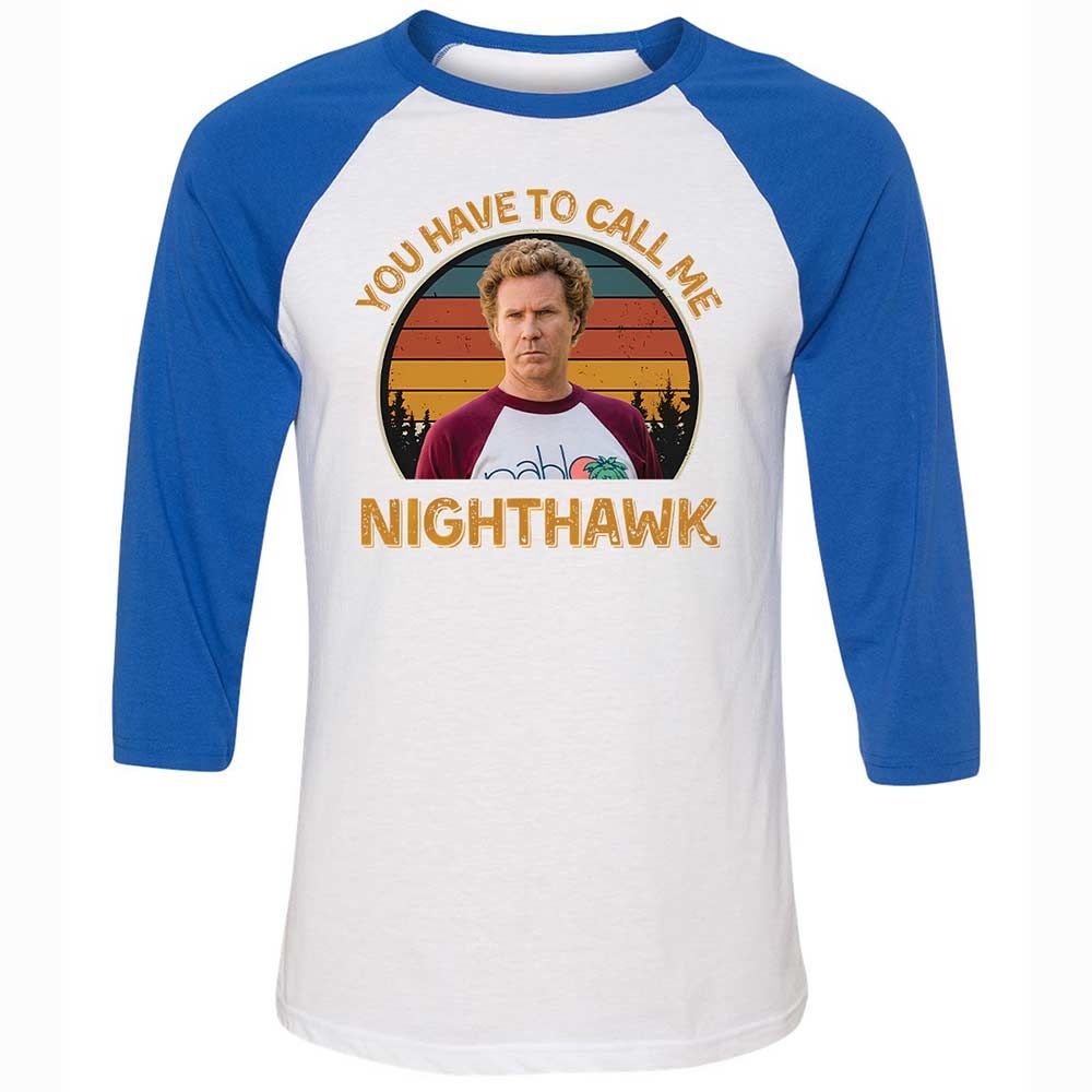 Unisex 3/4 Baseball Tee - PY5KLN9U - White/True Royal - 10