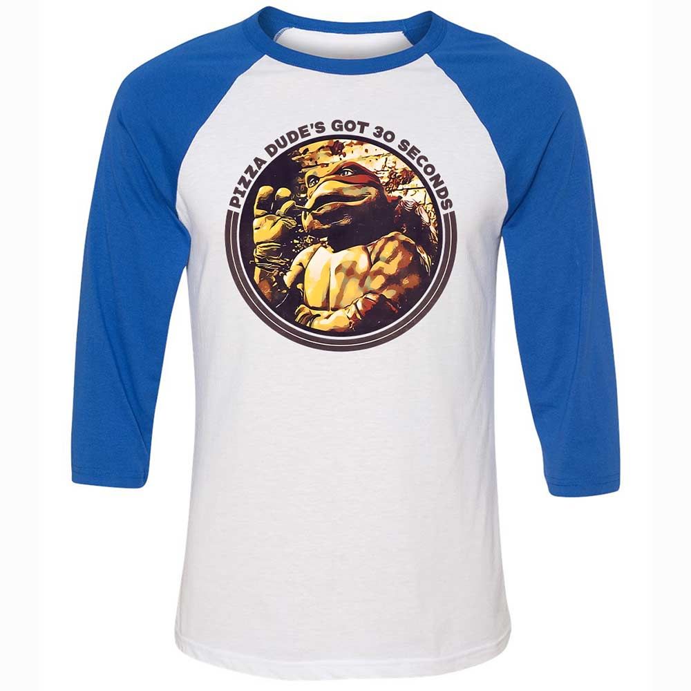 Unisex 3/4 Baseball Tee - UHP5MF2B - White/True Royal - 10