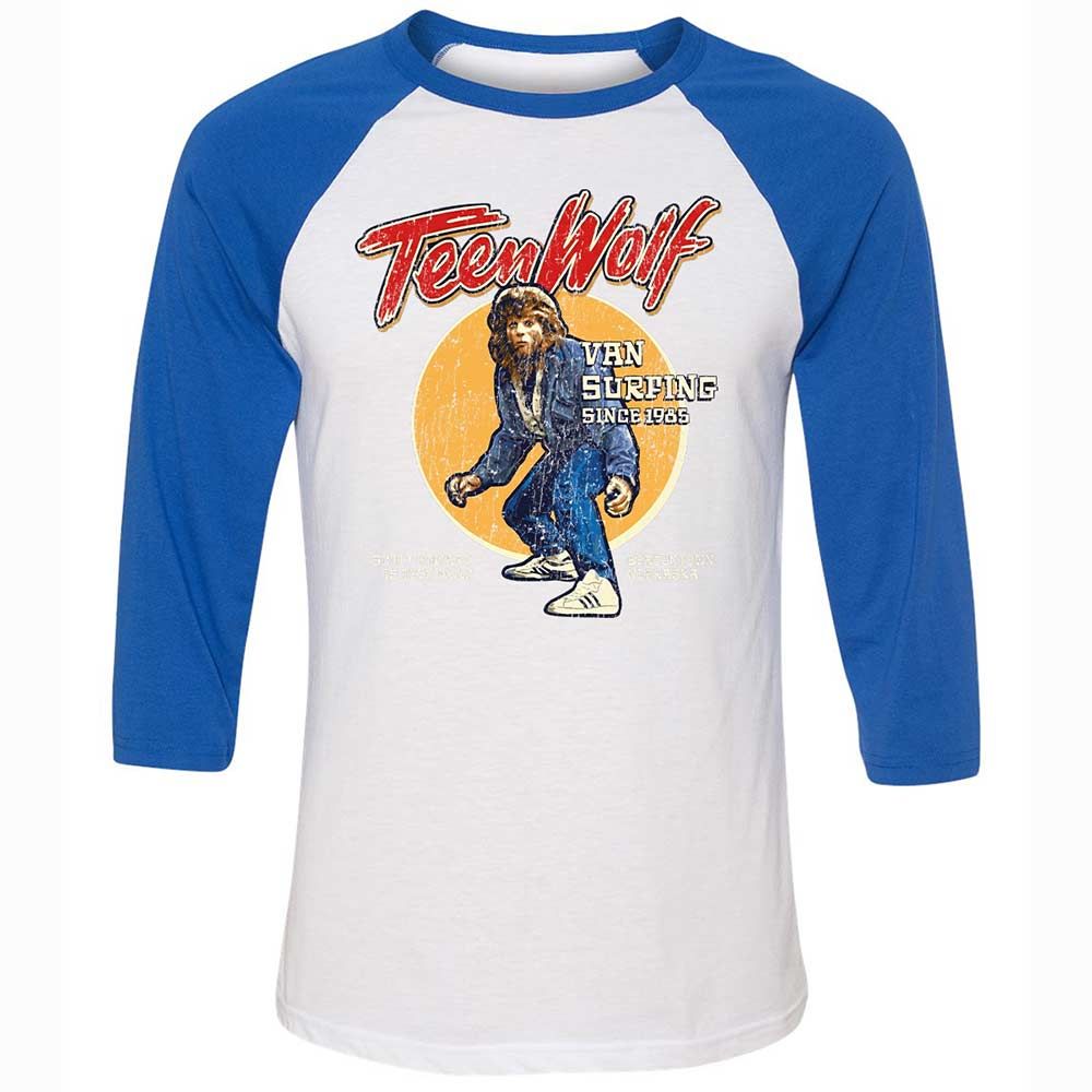 Unisex 3/4 Baseball Tee - G73F52UL - White/True Royal - 10