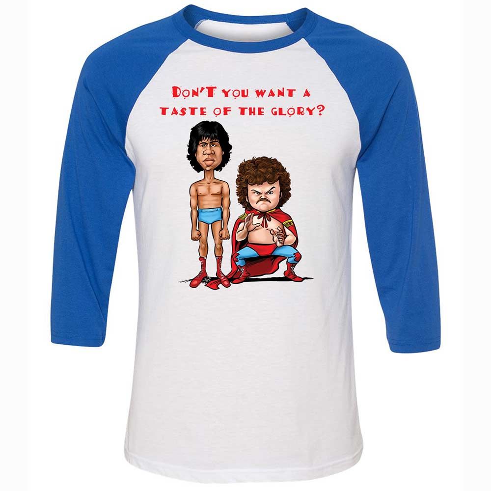Unisex 3/4 Baseball Tee - S5FR969L - White/True Royal - 10
