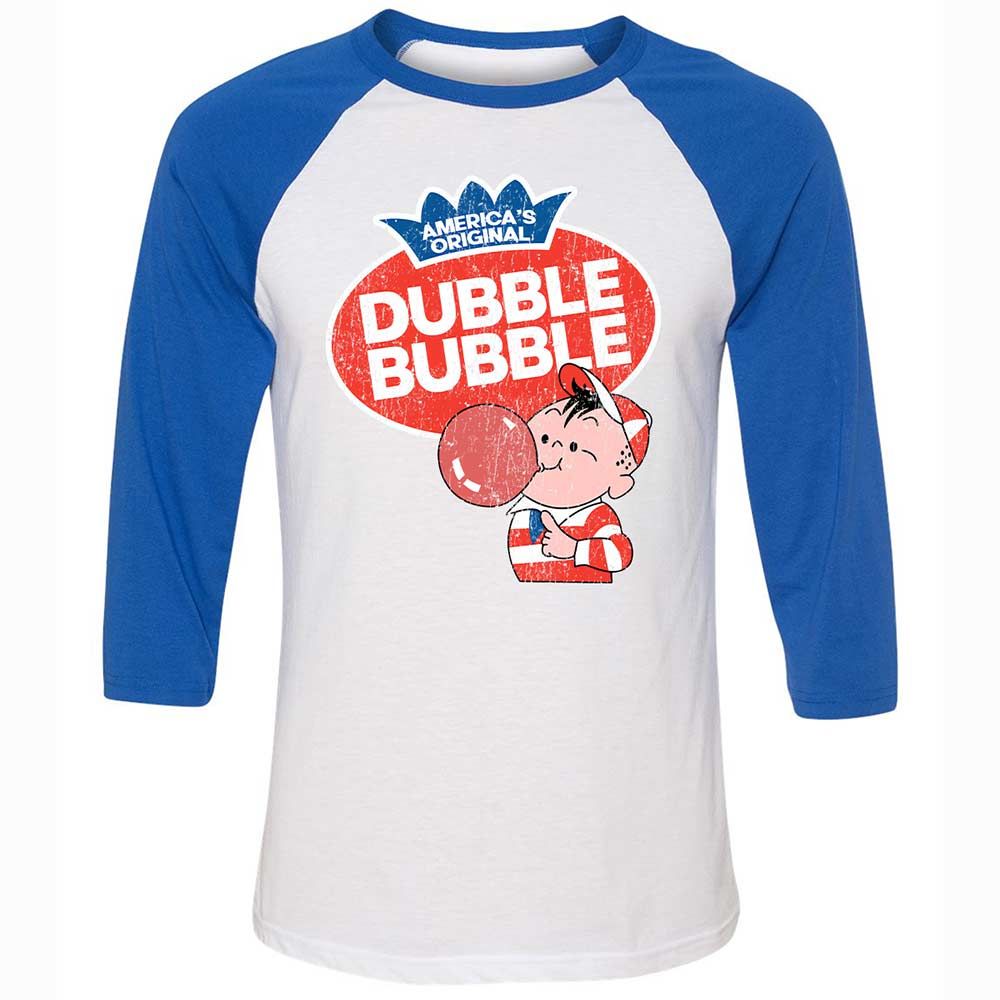 Unisex 3/4 Baseball Tee - 7KC9712Q - White/True Royal - 10