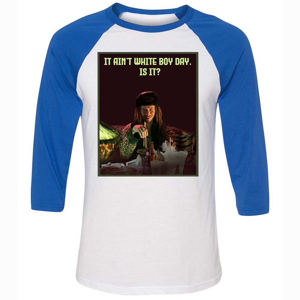 Unisex 3/4 Baseball Tee - ZS1YP7UP - White/True Royal - 10