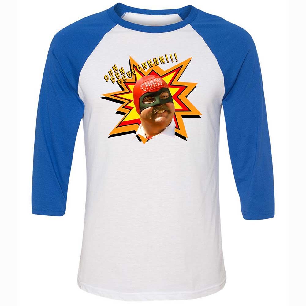 Unisex 3/4 Baseball Tee - ZL8F46ZD - White/True Royal - 10