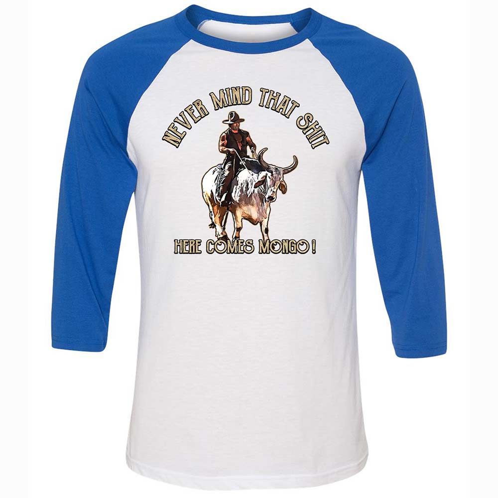 Unisex 3/4 Baseball Tee - JL8LDBCX - White/True Royal - 10