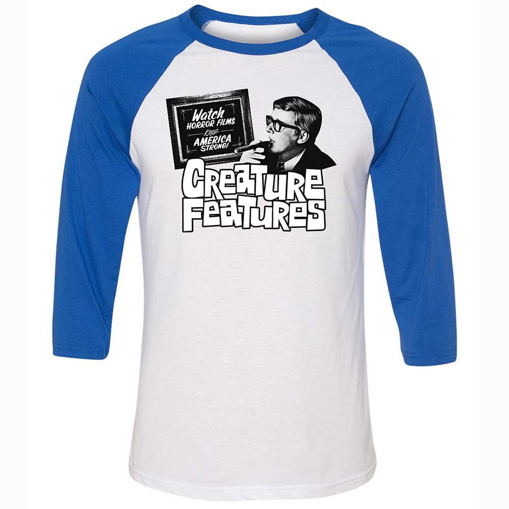 Bob Wilkins Creature Features - White/True Royal - 10
