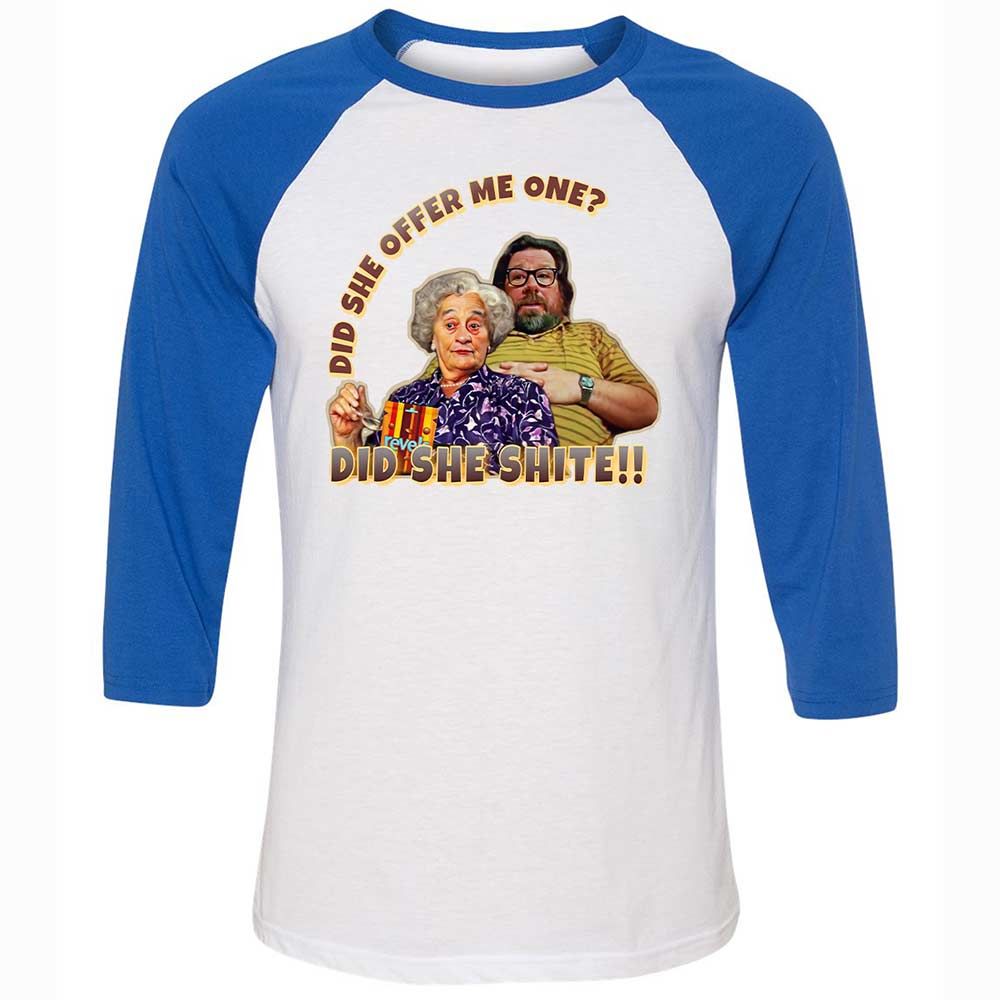 Unisex 3/4 Baseball Tee - 191WK75U - White/True Royal - 10