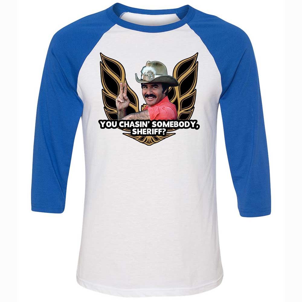 Unisex 3/4 Baseball Tee - C28HL13L - White/True Royal - 10