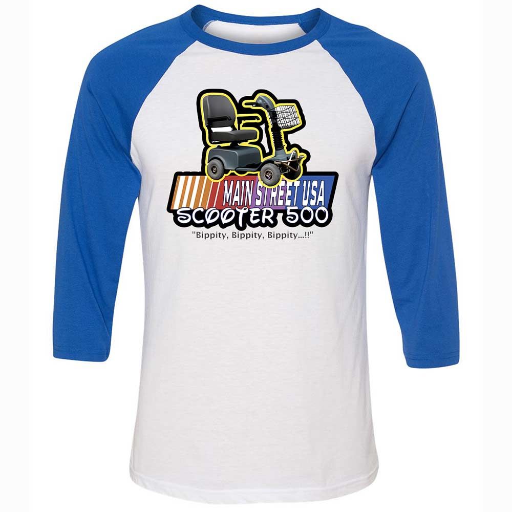 Unisex 3/4 Baseball Tee - 2NSK57L4 - White/True Royal - 10