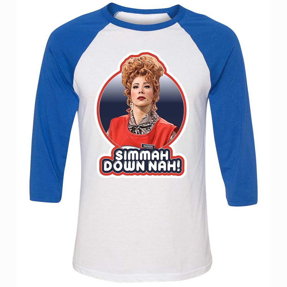 Simmah down nah! - White/True Royal - 10