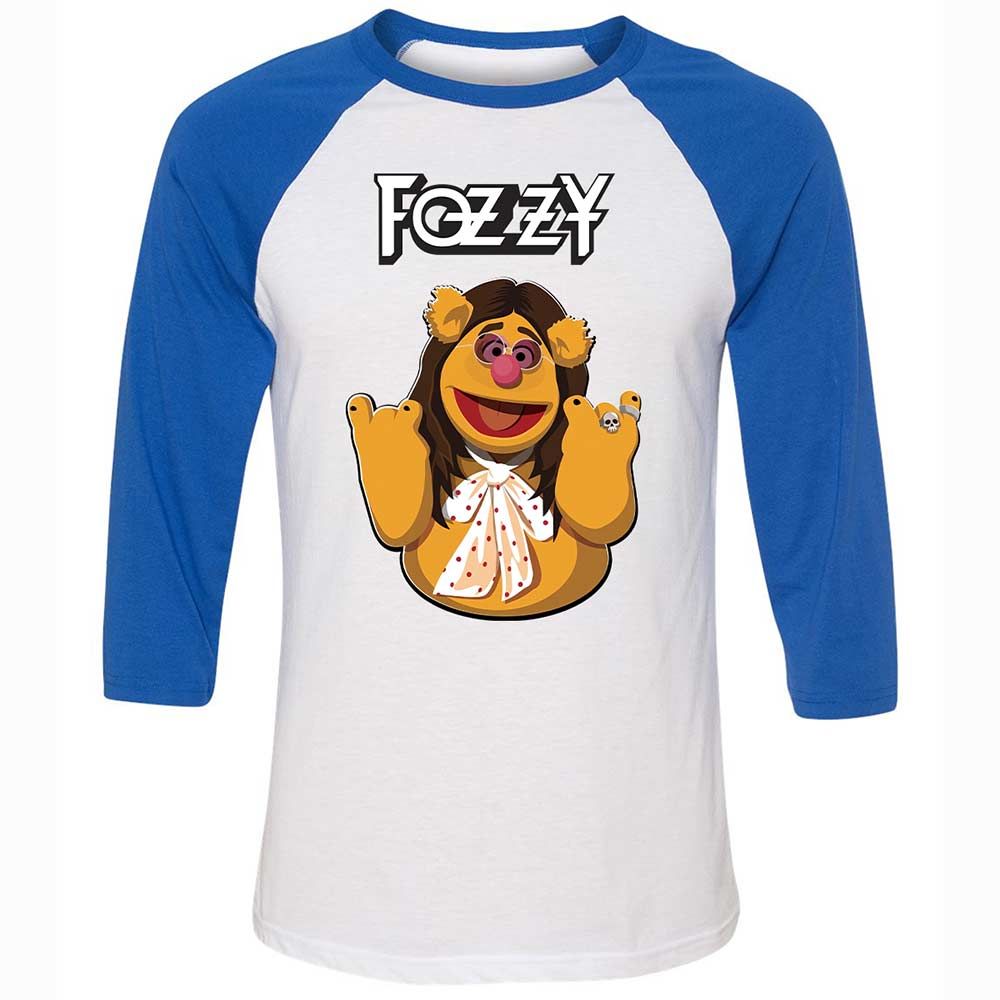 Fozzie Muppet as Rockstar - White/True Royal - 10
