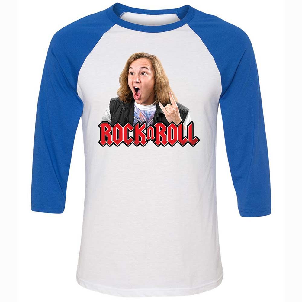 Unisex 3/4 Baseball Tee - DCXYUXAK - White/True Royal - 10