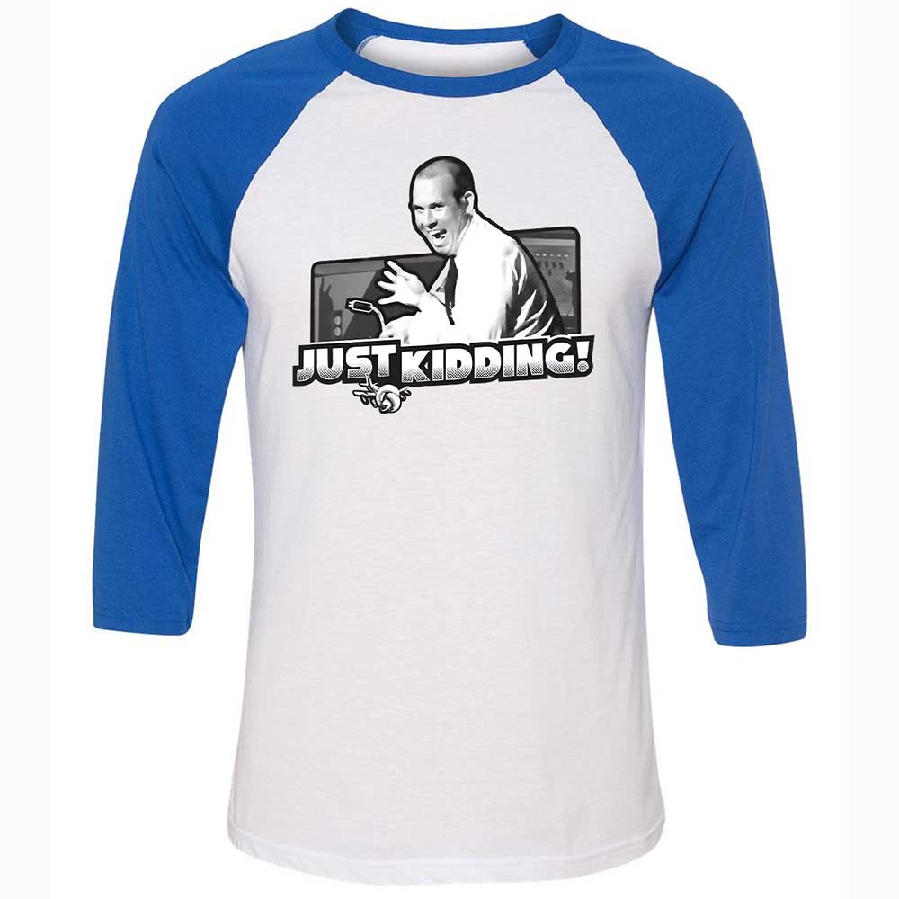 Unisex 3/4 Baseball Tee - WBJSX8QG - White/True Royal - 10