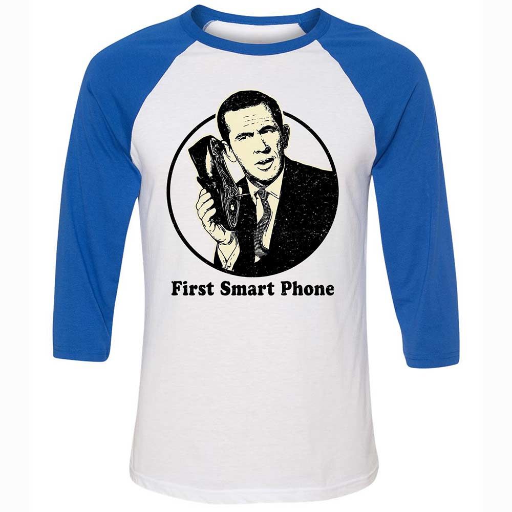 Unisex 3/4 Baseball Tee - JUDS116T - White/True Royal - 10