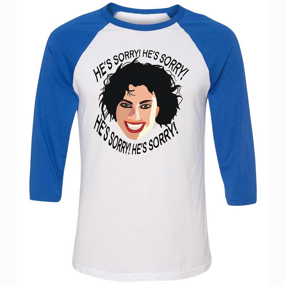 Unisex 3/4 Baseball Tee - XRKF3ZXR - White/True Royal - 10