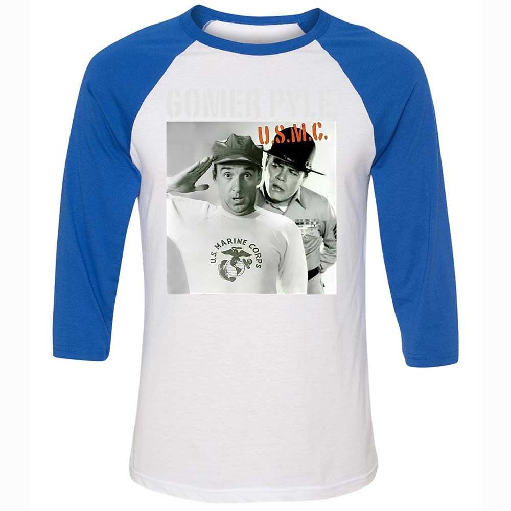 Unisex 3/4 Baseball Tee - 9HCSVQ4T - White/True Royal - 10