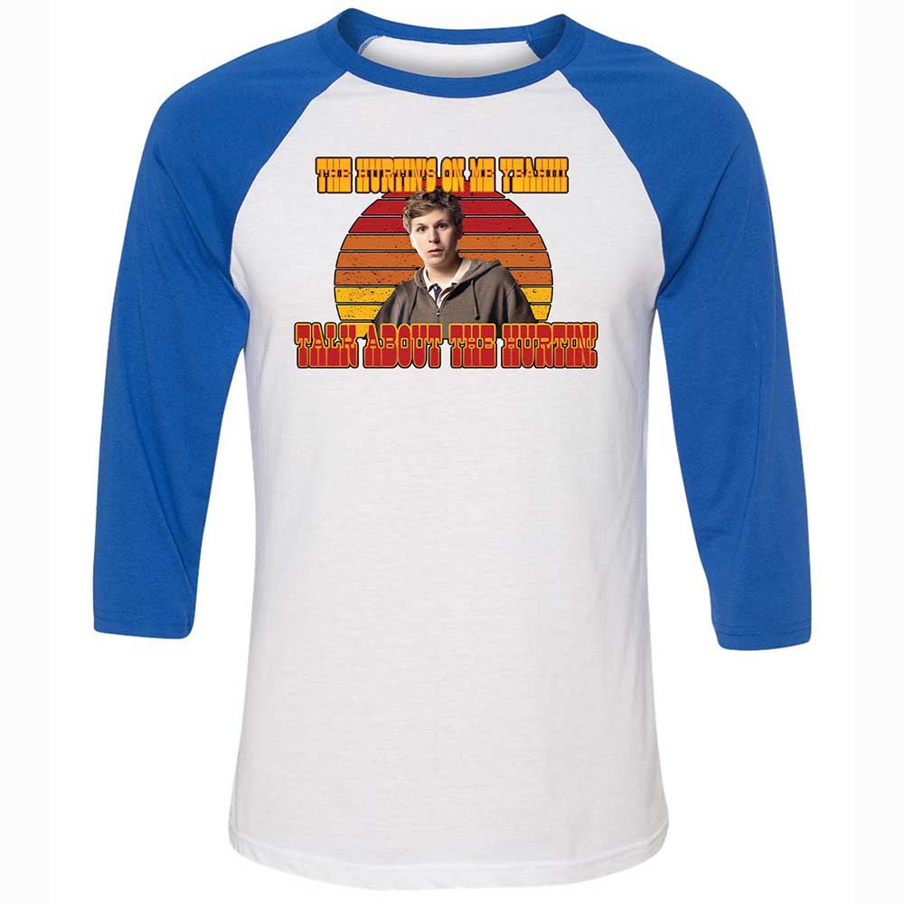 Unisex 3/4 Baseball Tee - FV1CW5LG - White/True Royal - 10