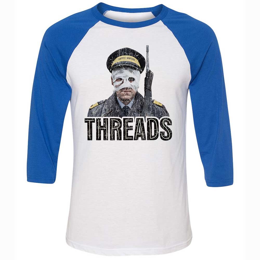 Unisex 3/4 Baseball Tee - M5NMAZC7 - White/True Royal - 10