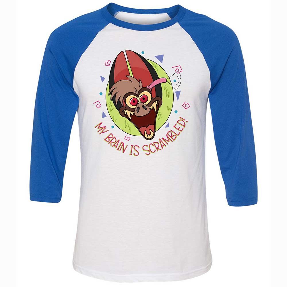 Unisex 3/4 Baseball Tee - 1RACZ4JZ - White/True Royal - 10