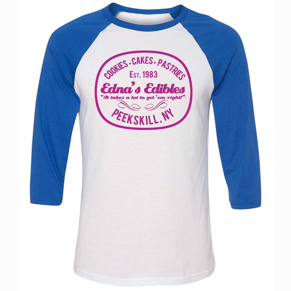 Unisex 3/4 Baseball Tee - T46LYMJ9 - White/True Royal - 10