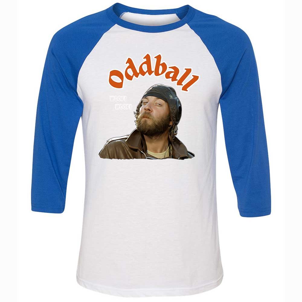 Unisex 3/4 Baseball Tee - 522YDU4W - White/True Royal - 10