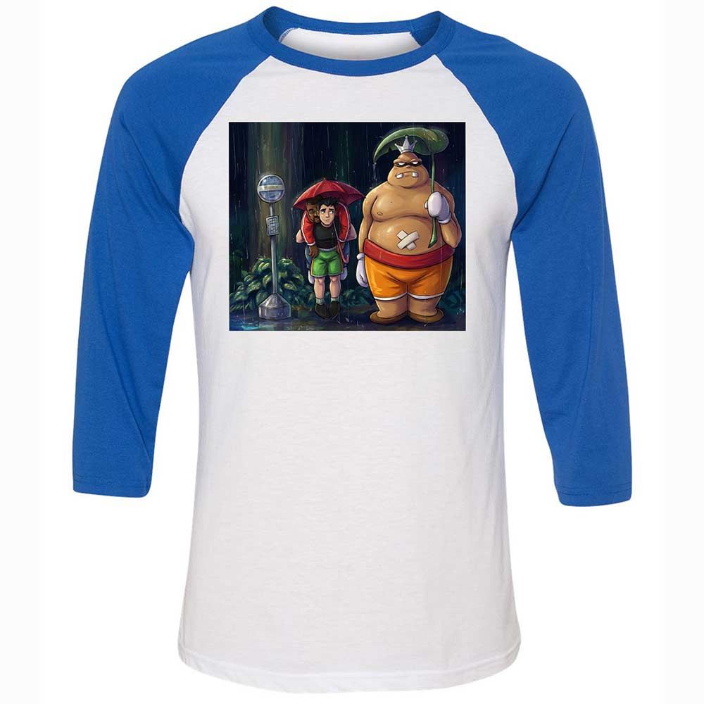 Unisex 3/4 Baseball Tee - F94XG5XV - White/True Royal - 10