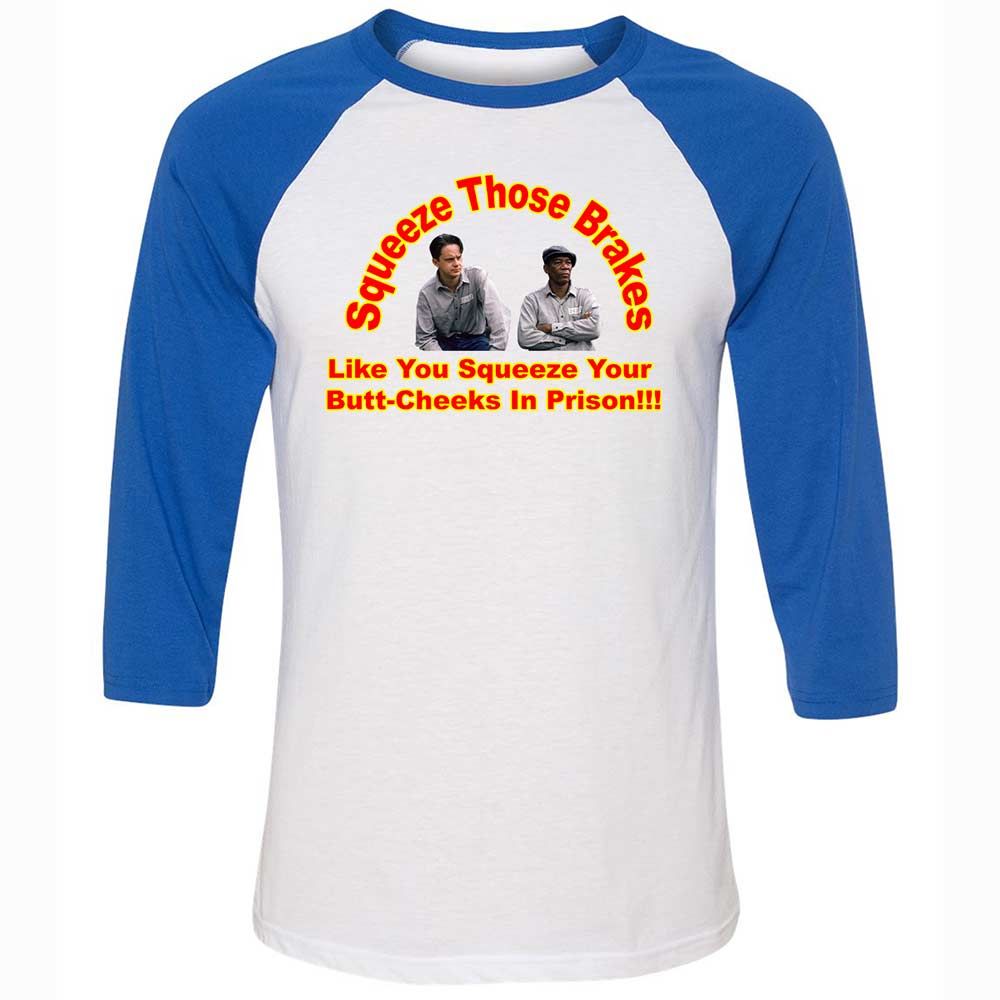 Unisex 3/4 Baseball Tee - L51KWDWG - White/True Royal - 10