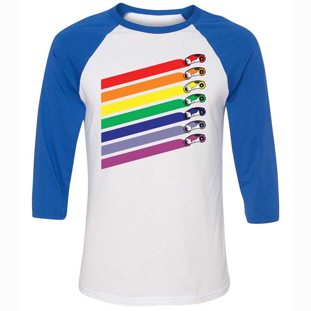 Race The Rainbow - White/True Royal - 10