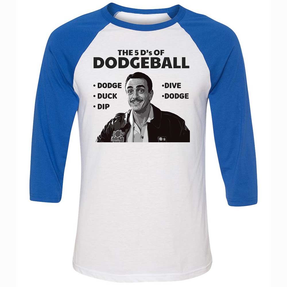 Unisex 3/4 Baseball Tee - 4LZTEVXA - White/True Royal - 10