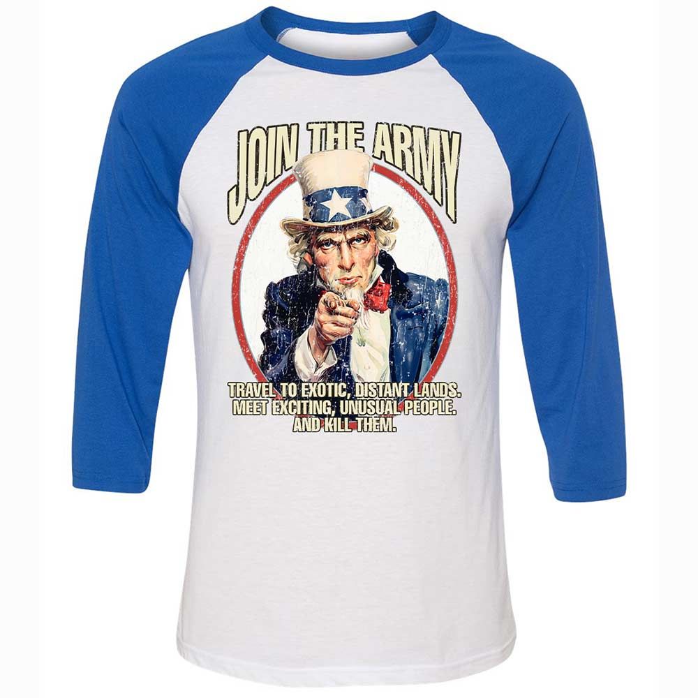 Join The Army - White/True Royal - 10
