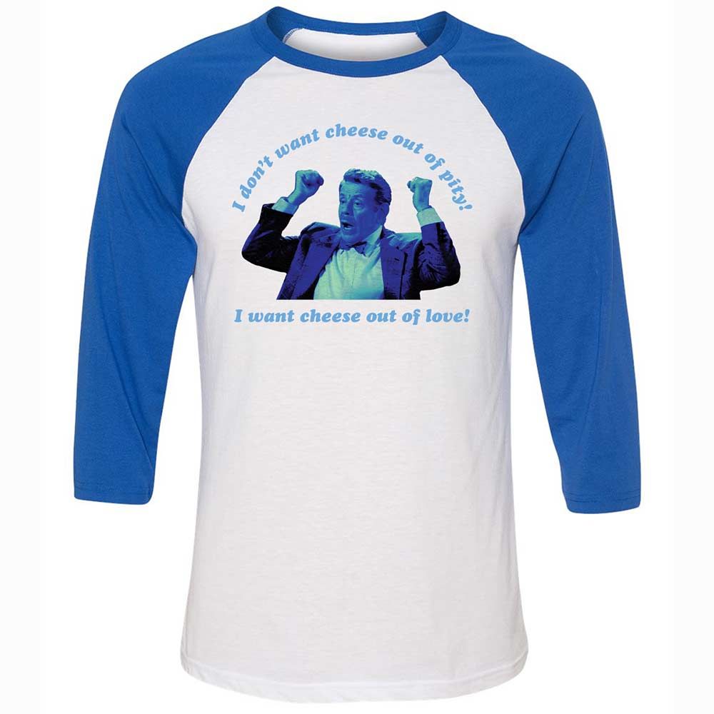 Unisex 3/4 Baseball Tee - 21VDRHFP - White/True Royal - 10