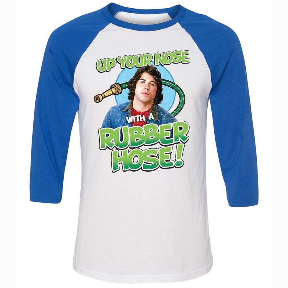 Unisex 3/4 Baseball Tee - WWCU3WPR - White/True Royal - 10