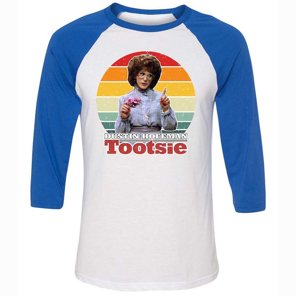Unisex 3/4 Baseball Tee - B5GJ2G9U - White/True Royal - 10
