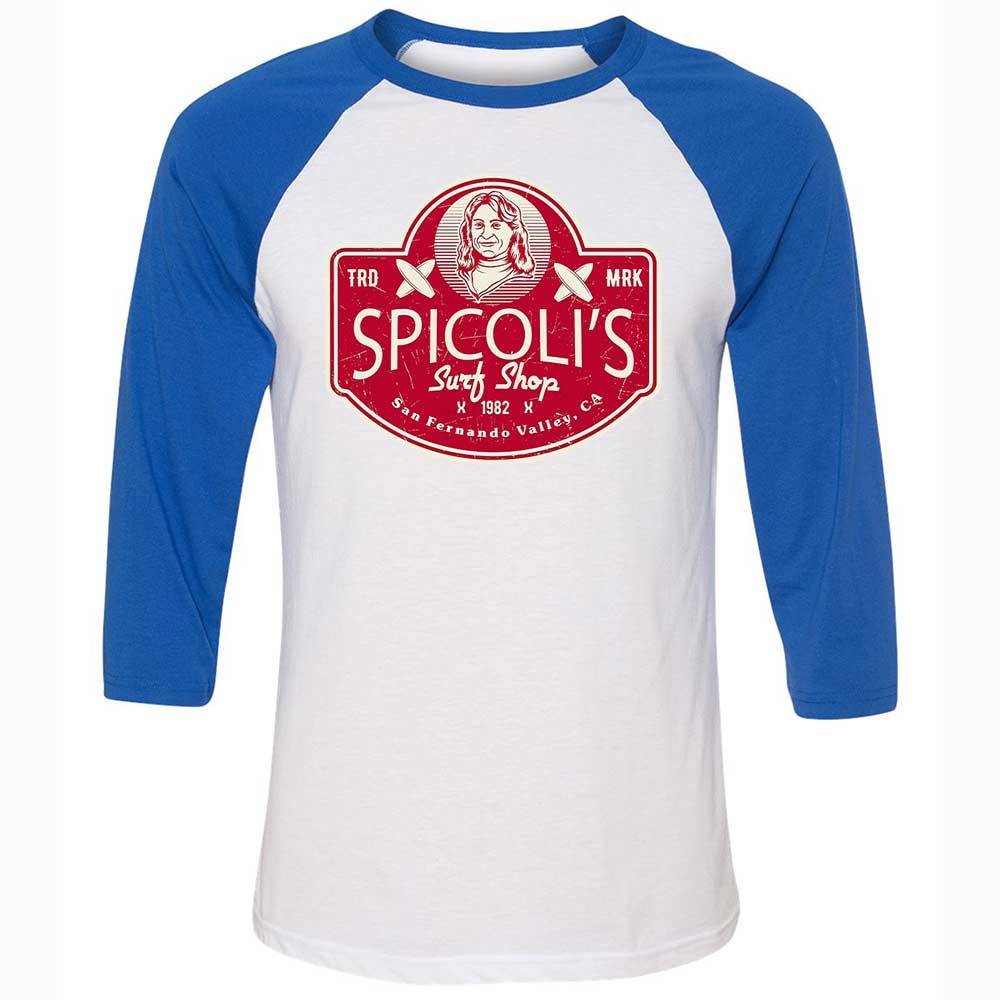 Unisex 3/4 Baseball Tee - WARP5K7X - White/True Royal - 10
