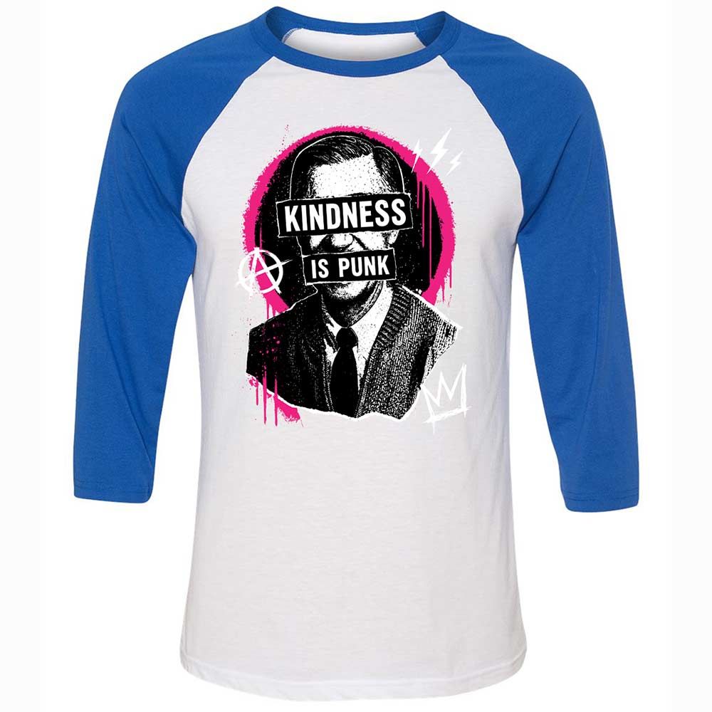 Kindness is Punk - White/True Royal - 10