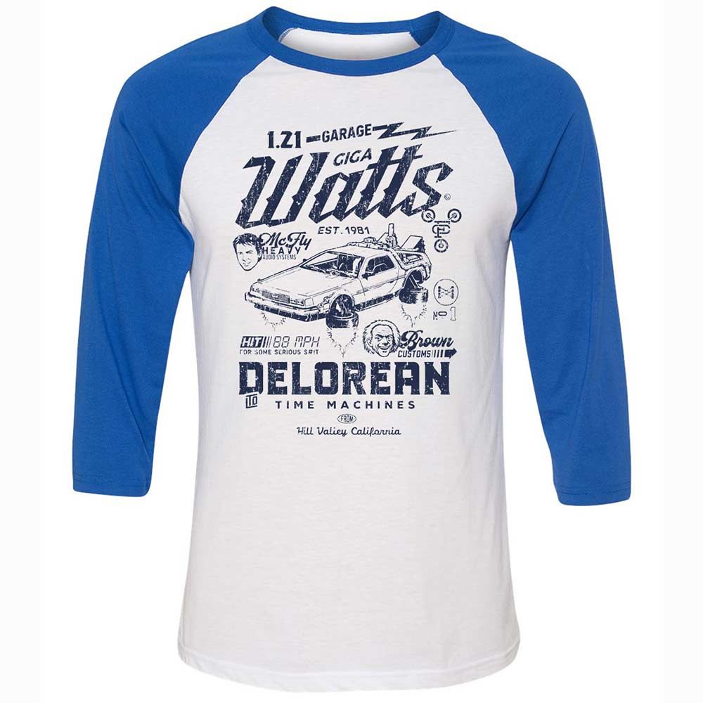 Unisex 3/4 Baseball Tee - ZZHL6CL8 - White/True Royal - 10