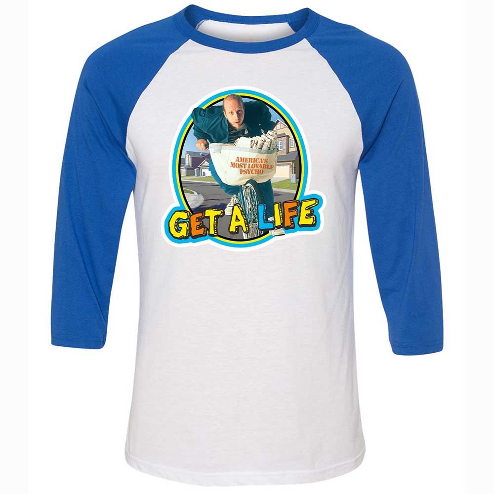 Unisex 3/4 Baseball Tee - CU1XUME8 - White/True Royal - 10